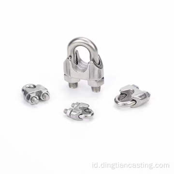 Stainless Steel 304/316 DIN741 Wire Rope Clips Clamp